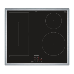 Siemens EE645BPB2E Manuel du propriétaire | Fixfr