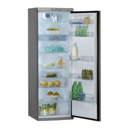 Whirlpool ARC 1888/IX Refrigerator Manuel utilisateur | Fixfr
