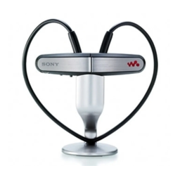 Sony NWZ-W202 Manuel utilisateur | Fixfr