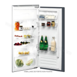 Whirlpool ARG 763/A+ Refrigerator Manuel utilisateur