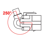 DeLOCK 86329 Keystone Module USB 2.0 A female 250&deg; &gt; USB 2.0 A female Fiche technique