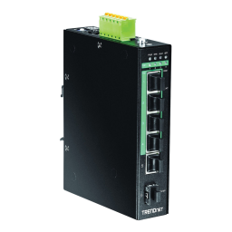 Trendnet TI-PG541 5-Port Hardened Industrial Gigabit PoE+ DIN-Rail Switch Fiche technique | Fixfr