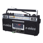 QFX J-22U RERUN X RADIO AND CASSETTE TO MP3 CONVERTER Manuel utilisateur