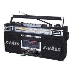 QFX J-22U RERUN X RADIO AND CASSETTE TO MP3 CONVERTER Manuel utilisateur | Fixfr