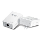 Trendnet RB-TPL-401E2K Powerline 500 AV Adapter Kit Fiche technique