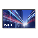 NEC MultiSync X754HB: Manuel d'utilisation + Chat IA