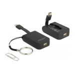 DeLOCK 64121 USB Type-C&trade; Adapter to mini DisplayPort (DP Alt Mode) 4K 60 Hz &ndash; compact design Fiche technique