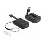 Delock 64121 Adaptateur USB-C vers mini DP + Chat IA et PDF