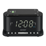 Denver CRQ-110 FM Clockradio Manuel utilisateur