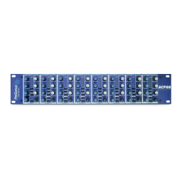 PreSonus ACP88 Mode d'emploi avec IA Chat & PDF | Fixfr