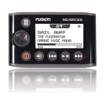 Fusion MS-NRX300 IPX7 NMEA 2000 Wired Remote Manuel utilisateur