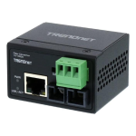 Trendnet RB-TI-F10S30 Hardened Industrial 100Base-FX Single-Mode SC Fiber Converter (30 km, 18.6 mi.) Fiche technique