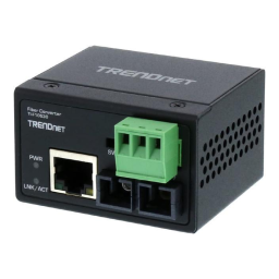 Trendnet RB-TI-F10S30 Hardened Industrial 100Base-FX Single-Mode SC Fiber Converter (30 km, 18.6 mi.) Fiche technique | Fixfr