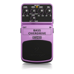 BEHRINGER BOD400 P&eacute;dale d'overdrive | AI Chat &amp; PDF