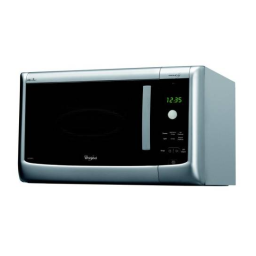 Whirlpool FT 375 BL Microwave Manuel utilisateur | Fixfr