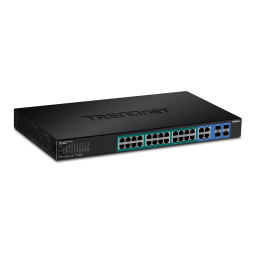 Trendnet TPE-5028WS 28-Port Gigabit Web Smart PoE+ Switch Fiche technique | Fixfr