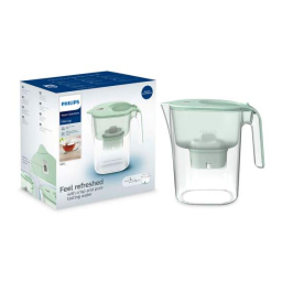 Philips AWP2938GNT/10 Carafe filtrante Manuel utilisateur | Fixfr