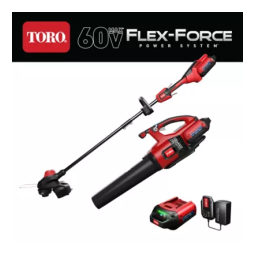 Toro 13in Cordless Dual-Line Trimmer Manuel utilisateur | Fixfr