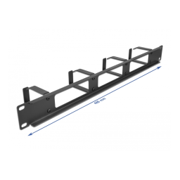 DeLOCK 66658 19″ Cable Management Routing Panel Fiche technique | Fixfr