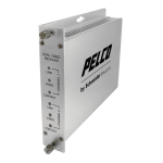Pelco FRV20 Fiber Receiver Manuel utilisateur