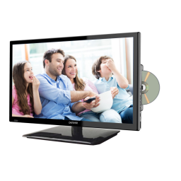 Denver LDD-2468 23.8” FULL HD LED TV With DVB-T2 h.265, DVB-S2 & DVB-C tuner & DVD player Manuel utilisateur | Fixfr