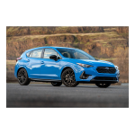 Subaru Impreza 2011-2016 Manuel du propri&eacute;taire