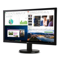 Acer K202HQLA Monitor Guide de démarrage rapide | Fixfr