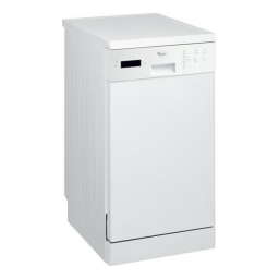 Whirlpool ADP 750 WH Dishwasher Manuel utilisateur | Fixfr