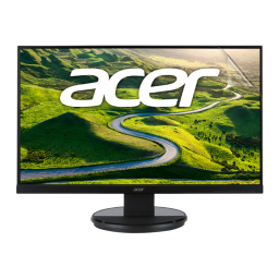 Acer K222HQLE Monitor Manuel utilisateur | Fixfr