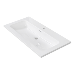 Streamline K-1407-35 35.4 in. W x 18.5 in. D Solid Surface Resin Vanity Top Mode d'emploi | Fixfr