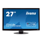 iiyama ProLite X2775HDS Manuel d'Utilisation | AI Chat