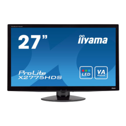 iiyama PROLITE X2775HDS Manuel utilisateur | Fixfr