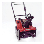 Toro CCR 2400 Snowthrower Manuel utilisateur