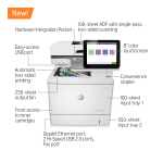 HP Color LaserJet Enterprise MFP M578 Printer series Manuel utilisateur