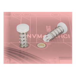 DeLOCK 18272 Snap Rivet for heat sink - set 10 pieces white Fiche technique | Fixfr