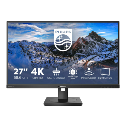 Philips 279P1/00 Brilliance Moniteur LCD avec port USB-C Manuel utilisateur | Fixfr