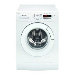 Brandt BWF47TWW Front-loading washing machine Manuel utilisateur | Fixfr