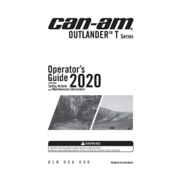 Can-Am Outlander : Guide du conducteur + IA | PDF | Fixfr