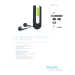 Philips SA2111/02 Baladeur audio &agrave; m&eacute;moire flash Manuel utilisateur
