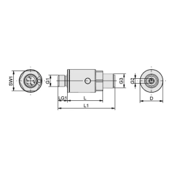 Schmalz  VSi HD V M12-4 Vacuum and pressure switch digital output signals and IO-Link function  Mode d'emploi | Fixfr