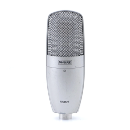 Shure KSM27 Microphone Électro: Chat IA & PDF | Fixfr