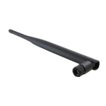 DeLOCK 12479 LTE Antenna TS-9 plug 90&deg; 3 dBi omnidirectional fixed black self adhesive Fiche technique