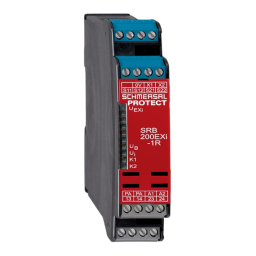 schmersal SRB200EXi-1R EX-Safety control module Mode d'emploi | Fixfr