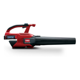 Toro PowerPlex 40V MAX Axial Blower Blowers/Vacuum Manuel utilisateur | Fixfr