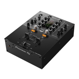 Pioneer DJM-250MK2 DJ Mixer Manuel du propriétaire | Fixfr