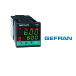 gefran 600 OF PID Controller &quot;Open Frame&quot; Fiche technique