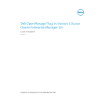 Dell OpenManage Plug-in Version 2.0 for Oracle Enterprise Manager 12c software Manuel du propri&eacute;taire