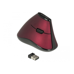 DeLOCK 12493 Ergonomic optical 5-button mouse 2.4 GHz wireless Fiche technique | Fixfr