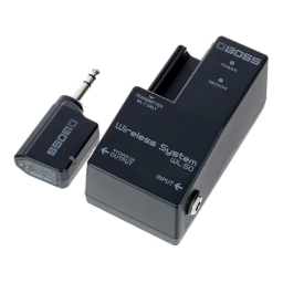 Boss WL-50 Wireless System Manuel utilisateur | Fixfr