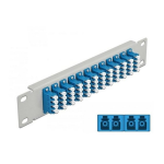 DeLOCK 43398 19&Prime; Fibre Patch Panel 24 port LC Quad blue Fiche technique